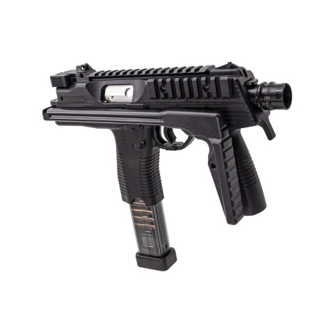 Maruyama MP-IX MP9 Type Gas Blowback Airsoft SMG w/ QD Tracer-Compatible Silencer - (Black)