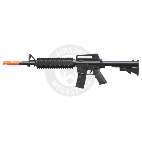 UK Arms M4 Polymer Quad Picatinny Spring Rifle - BLACK