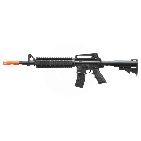 UK Arms M4 Polymer Quad Picatinny Spring Rifle - BLACK