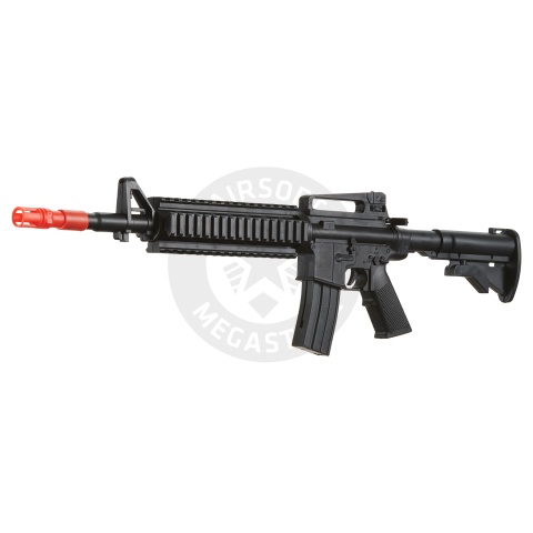 UK Arms M4 Polymer Quad Picatinny Spring Rifle - BLACK