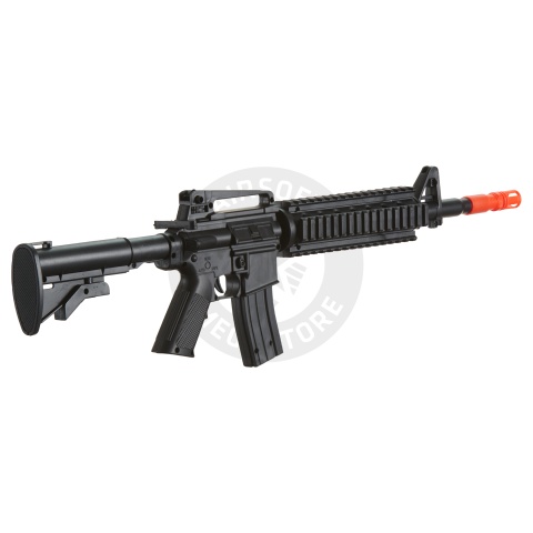 UK Arms M4 Polymer Quad Picatinny Spring Rifle - BLACK