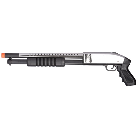 UKARMS P388 Spring Single Shot Airsoft Shotgun (SILVER)