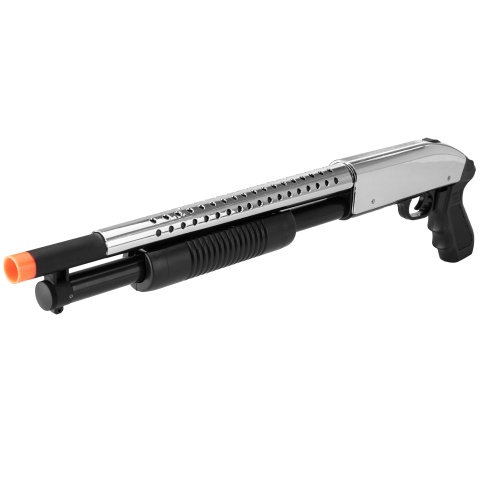 UKARMS P388 Spring Single Shot Airsoft Shotgun (SILVER)