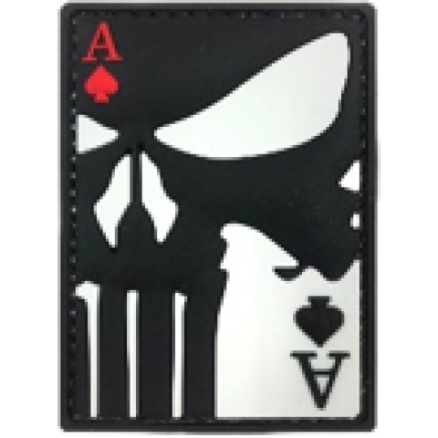 Punisher in Poker Card PVC Patch