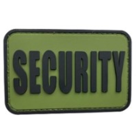 Security PVC Patch OD Green