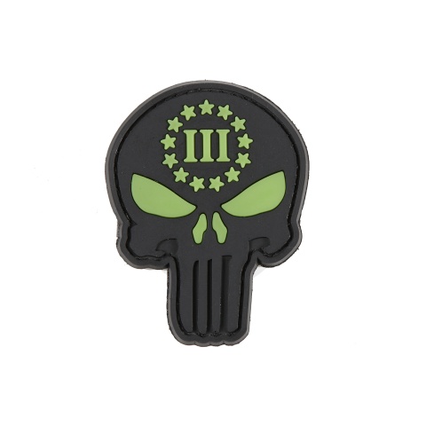 Three Percenter Glow Punisher PVC Patch