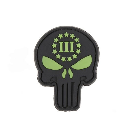 Three Percenter Glow Punisher PVC Patch