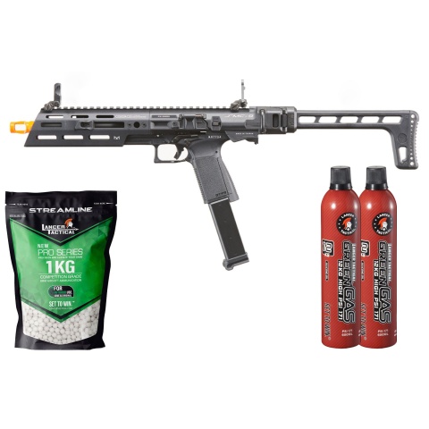 G&G SMC-9 GBB Pistol Carbine - (Black) - Gas/BB Bundle