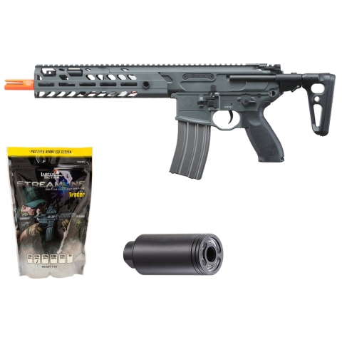Sig Sauer PROFORCE MCX Virtus Airsoft AEG Rifle - (Dark Gray) - Tracer/BB Bundle