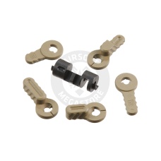 PTS Syndicate Airsoft B.A.D. Ambidextrous Safety Set for MEGA ARMS MKM