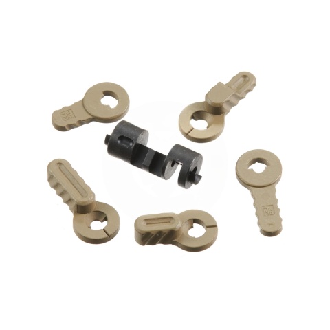PTS Syndicate Airsoft B.A.D. Ambidextrous Safety Set for MEGA ARMS MKM