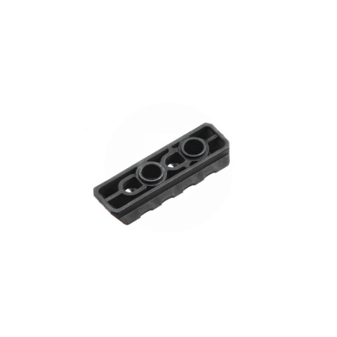 PTS Enhanced 4-Slot Polymer KeyMod Airsoft Rail Section - BLACK