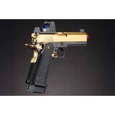 Raven Airsoft 4.3 Hi Capa + Micro Red Dot - Black & Gold
