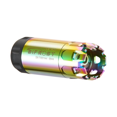 Lancer Tactical x Acetech Special Edition Biforst Tracer Unit with Multi Color RGB Flame Effect (Color: Black & Rainbow)