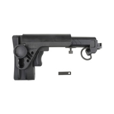 Atlas Custom Works PT-3 AK Telescopic Side Foldable Buttstock for CYMA, GHK, LCT AK Series Airsoft AEGs (Color: Black)