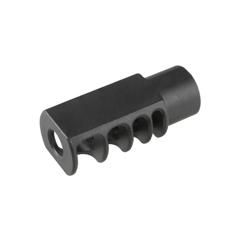 Atlas Custom Works 14mm CW Metal RRD-4C Muzzle Brake (Color: Black)