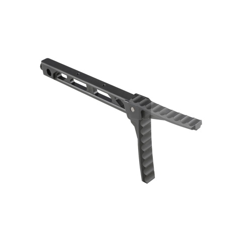 Atlas Custom Works AB-8 Style Stock with Folding Butt Plate Stock for AK Series Airsoft AEG Rifles (Color: Black)