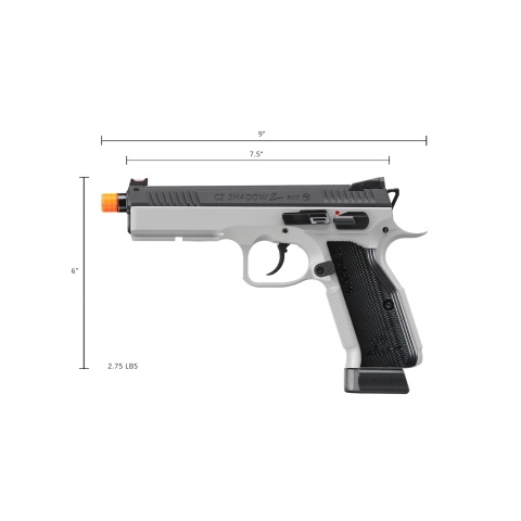 ASG CZ Shadow 2 Gas Blowback CO2 Airsoft Pistol (Color: Black / Urban Grey)