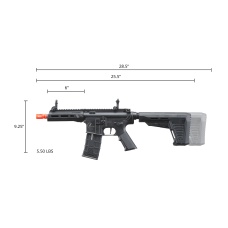 ICS Lightway Dagger M-LOK Airsoft M4 AEG Rifle (Color: Black)