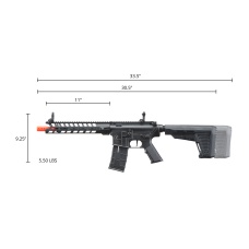 ICS Lightway Peleador Sportline Airsoft M4 AEG Rifle (Color: Black)