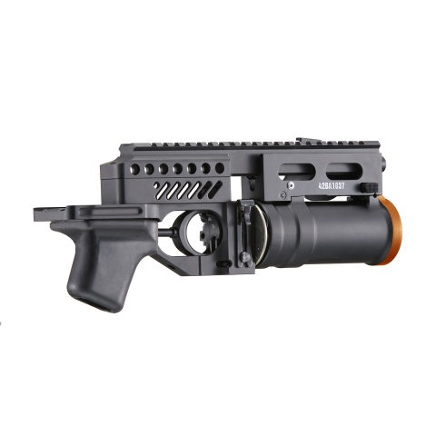 Double Bell Metal AK Grenade Launcher Set w/ Grenade (Color: Black)