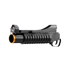 Double Bell M203 Short Airsoft Gas Grenade Launcher *No Grenade* (Color: Black)