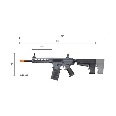 Classic Army DT-4 Double Barrel Airsoft M4 AEG Rifle (Color: Grey)