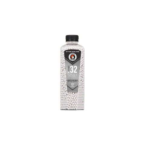 Lancer Tactical 5050 Round 0.32g Streamline Competition Grade BBs (Color: White)