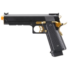 Double Bell Co2 Hi-Capa 5.1 Blowback Pistol with Gold Hammer