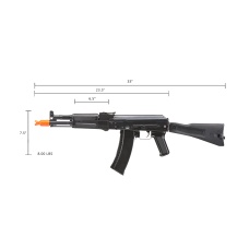 E&L Airsoft New Essential Version AK-105 Airsoft AEG Rifle (Color: Black)