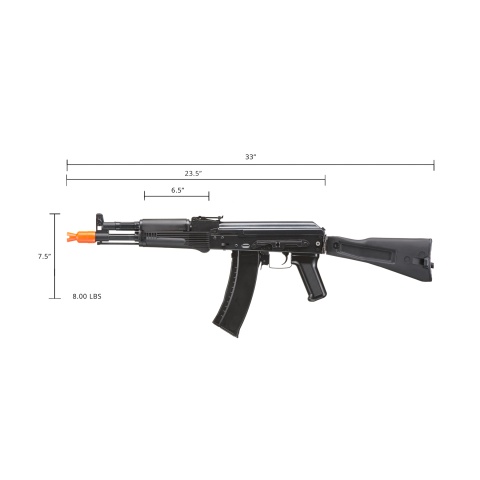 E&L Airsoft New Essential Version AK-105 Airsoft AEG Rifle (Color: Black)