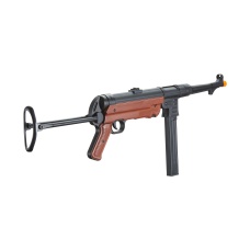 UK Arms M40P WWII Full Metal Machine Pistol AEG (Color: Black & Imitation Wood)