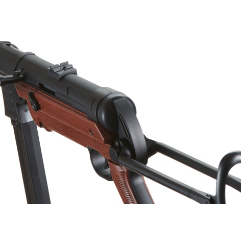 UK Arms M40P WWII Full Metal Machine Pistol AEG (Color: Black & Imitation Wood)