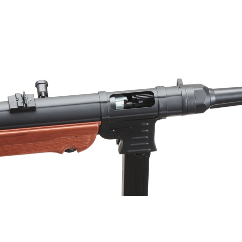 UK Arms M40P WWII Full Metal Machine Pistol AEG (Color: Black & Imitation Wood)