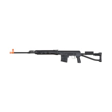 Atlas Custom Works Airsoft SVD S Bolt Action Rifle w/ Folding Stock - BLACK