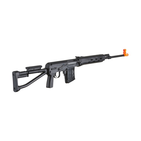 Atlas Custom Works Airsoft SVD S Bolt Action Rifle w/ Folding Stock - BLACK