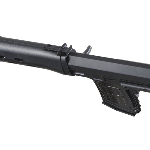 Atlas Custom Works Airsoft SVD S Bolt Action Rifle w/ Folding Stock - BLACK