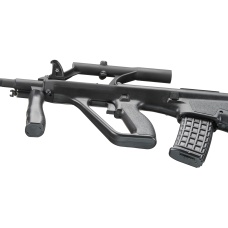 Army Armament Polymer AUG AEG Airsoft Rifle w/ Scope (Color: Black)