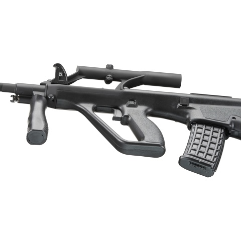 Army Armament Polymer AUG AEG Airsoft Rifle w/ Scope (Color: Black)