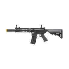 Lancer Tactical Proline Gen 2 M4 SD Carbine Airsoft AEG Rifle with Mock Suppressor (Color: Black)