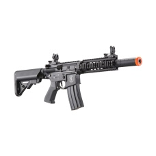 Lancer Tactical Proline Gen 2 M4 SD Carbine Airsoft AEG Rifle with Mock Suppressor (Color: Black)