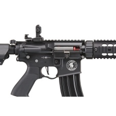 Lancer Tactical Proline Gen 2 M4 SD Carbine Airsoft AEG Rifle with Mock Suppressor (Color: Black)