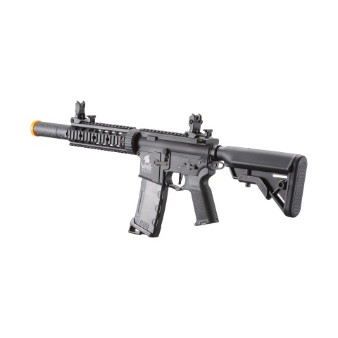 Lancer Tactical Gen 3 M4 Carbine SD AEG Airsoft Rifle with Mock Suppressor (Color: Black)