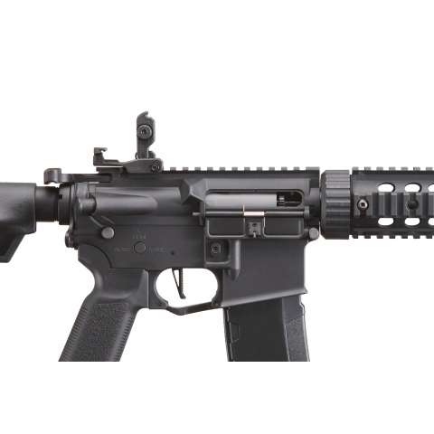 Lancer Tactical Gen 3 M4 Carbine SD AEG Airsoft Rifle with Mock Suppressor (Color: Black)