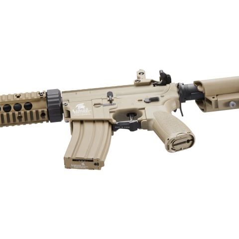 Lancer Tactical LT-15CT-G2-E Nylon Polymer Hybrid M4 Gen 2 SD AEG with Mock Suppressor (Tan)