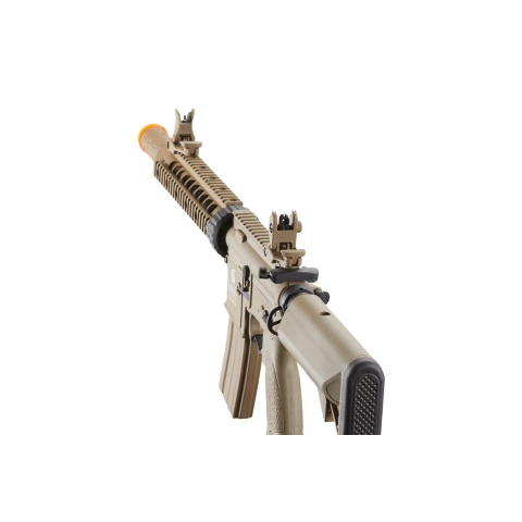 Lancer Tactical LT-15CT-G2-E Nylon Polymer Hybrid M4 Gen 2 SD AEG with Mock Suppressor (Tan)