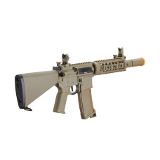 Lancer Tactical Gen 3 Nylon Polymer M4 SD Airsoft AEG Rifle w/ Stubby Stock (Color: Tan)