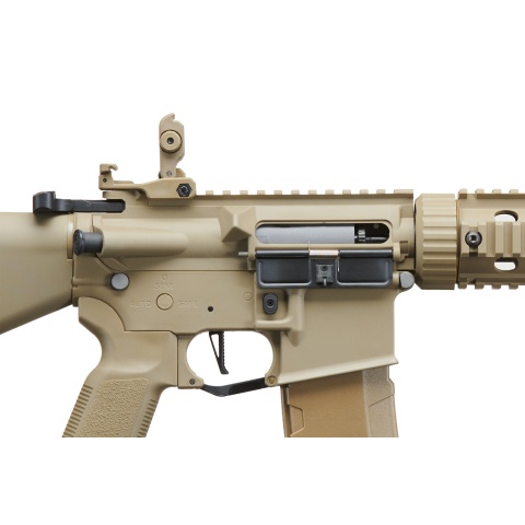 Lancer Tactical Gen 3 Nylon Polymer M4 SD Airsoft AEG Rifle w/ Stubby Stock (Color: Tan)