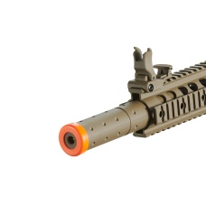 Lancer Tactical Gen 3 Nylon Polymer M4 SD Airsoft AEG Rifle w/ Stubby Stock (Color: Tan)