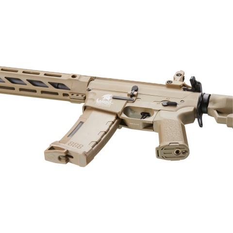 Lancer Tactical Gen 3 M4 SPR Interceptor Airsoft AEG Rifle (Color: Tan)